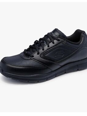 Skechers Nampa black slip resistant work shoe size 10.5 wide